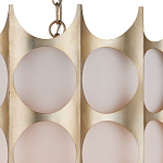 Подвесной светильник в форме цилиндра с фактурным серебряным каркасом и тканевым абажуром Silver Honeycomb варинант исполнения - 2 | Loft Concept в Ижевске