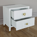 Тумба прикроватная с двумя ящиками Elsa Dreams White варинант исполнения - 2 | Loft Concept в Ижевске
