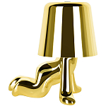 Настольная лампа фигурная цвета золото с гладким абажуром Высота 17 см Sophia варинант исполнения - 4 | Loft Concept в Ижевске