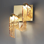 Бра волнистой формы из фактурного стекла Wave варинант исполнения - 7 | Loft Concept в Ижевске