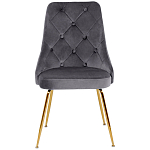 Стул в серой велюровой обивке Ward Grey Velour Chair варинант исполнения - 2 | Loft Concept в Ижевске