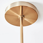 Люстра линейная с 2-мя белыми плиссированными тканевыми абажурами Combination варинант исполнения - 1 | Loft Concept в Ижевске