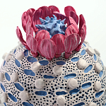 Статуэтка тропический фрукт  Tropical Fruit Round Flower Blue варинант исполнения - 1 | Loft Concept в Ижевске