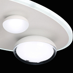 Потолочный светильник овальной формы белого цвета с 4-мя лампами Lunar Pebbles варинант исполнения - 8 | Loft Concept в Ижевске