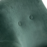 Кресло велюровое темно-зеленого цвета Diaspro Green Armchair варинант исполнения - 5 | Loft Concept в Ижевске