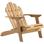 Уличное кресло из массива акации Adirondack Wooden Chair Natural варинант исполнения - 1 | Loft Concept в Ижевске