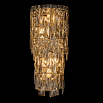 Бра с каскадом из прозрачного хрусталя и корпусом золотого цвета Constant Sparks варинант исполнения - 1 | Loft Concept в Ижевске