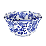 Чаша белая с синим цветочным узором Chino Dishes варинант исполнения - 1 | Loft Concept в Ижевске