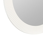 Зеркало в круглой фактурной раме Mirror Modern Texture белое варинант исполнения - 2 | Loft Concept в Ижевске