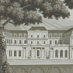 Обои ручная роспись Monuments of Paris Eau Forte on scenic paper варинант исполнения - 3 | Loft Concept в Ижевске