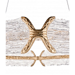 Люстра кольцевая с текстурным природным рисунком IceFlame варинант исполнения - 1 | Loft Concept в Ижевске