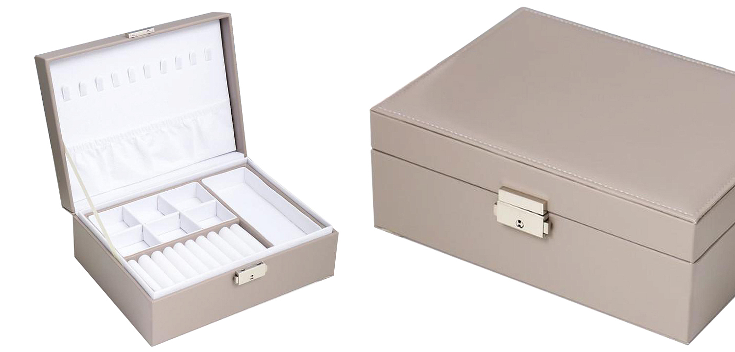 Шкатулка Blanford Jewerly Organizer Box gray beige Шкатулка Blanford Jewerly Organizer Box gray beige - Loft-Concept в Ижевске