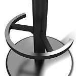 Барный стул вращающийся со спинкой Синий Велюр Vendramin Chair варинант исполнения - 6 | Loft Concept в Ижевске