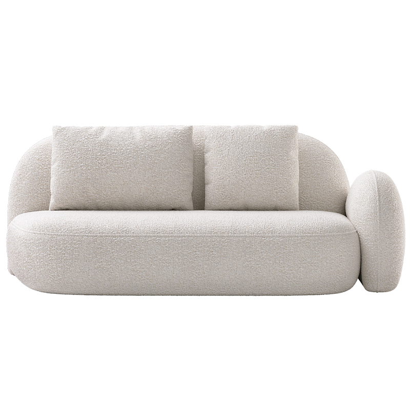 Двухместный модульный Диван Orus Белый в Ижевске | Loft Concept 