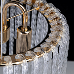 Люстра с подвесными рифлеными стеклянными трубками Nembus варинант исполнения - 19 | Loft Concept в Ижевске