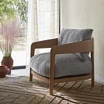 Кресло с каркасом из массива ясеня Deniaud Ash Grey Armchair варинант исполнения - 13 | Loft Concept в Ижевске