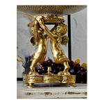 Чаша фарфоровая на двух бронзовых ангелах Eden Garden варинант исполнения - 5 | Loft Concept в Ижевске