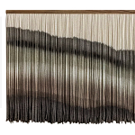 Пейзаж из нитей Макраме Wall decor Black and White Landscape варинант исполнения - 5 | Loft Concept в Ижевске