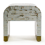 Тумбочка прикроватная Amo Bone Inlay Bedside Almond варинант исполнения - 1 | Loft Concept в Ижевске