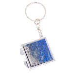 Зеркало брелок складное двухстороннее из натурального камня Лазурит Stone Mirrors варинант исполнения - 5 | Loft Concept в Ижевске