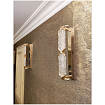 Бра прямоугольное с текстурным природным рисунком IceFlame варинант исполнения - 6 | Loft Concept в Ижевске