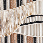 Художественный Гобелен из нитей Макраме Dunes Wall Art варинант исполнения - 2 | Loft Concept в Ижевске