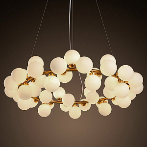 Люстра Milk Bubble Round Chandelier