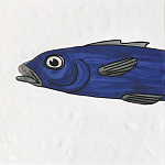 Плитка с узором Рыба пловчиха варинант исполнения - 5 | Loft Concept в Ижевске