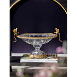 Чаша из прозрачного стекла с рельефным ободком и фигурками стрекоз Eden Garden варинант исполнения - 2 | Loft Concept в Ижевске