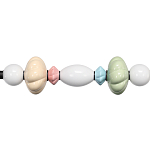 Подвесной светильник линейный с керамическими элементами 24W LED Fragrant Light варинант исполнения - 5 | Loft Concept в Ижевске