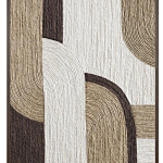 Панно из шнура геометрическая абстракция wall panel line II варинант исполнения - 1 | Loft Concept в Ижевске