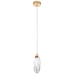 Подвесной светильник Soar Hanging Lamp Gold Transparent Прозрачный варинант исполнения - 2 | Loft Concept в Ижевске