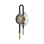 Бра с черным основанием и золотистым декором Bruno варинант исполнения - 4 | Loft Concept в Ижевске