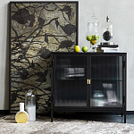 Сервант двухдверный с рифленым стеклом The Keeper варинант исполнения - 6 | Loft Concept в Ижевске