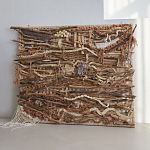 Большая Абстрактное Панно из веток и нитей Dryad Wall Art варинант исполнения - 4 | Loft Concept в Ижевске