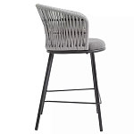 Стул барный с декоративным плетением на спинке и подлокотниках Chair Weave варинант исполнения - 1 | Loft Concept в Ижевске