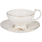 Чайный набор  белого цвета из фарфора на 6 персон 12 предметов Shine Porcelain варинант исполнения - 1 | Loft Concept в Ижевске