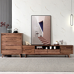 Тумба под телевизориз массива дерева TV Stand made of Walnut Wood варинант исполнения - 2 | Loft Concept в Ижевске