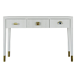 Дизайнерский Письменный стол Elsa Dreams White с тремя ящиками варинант исполнения - 5 | Loft Concept в Ижевске