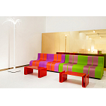 Дизайнерское кресло зеленое Poltronova Sofo Verosa Green Pink Armchair варинант исполнения - 18 | Loft Concept в Ижевске