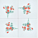 Плитка с узором Земляника варинант исполнения - 1 | Loft Concept в Ижевске