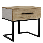 Тумба прикроватная с ящиком в стиле лофт Urban Style Space 2 варинант исполнения - 1 | Loft Concept в Ижевске