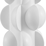 Настольная лампа белая с тканевым абажуром в форме цилиндра Morphing варинант исполнения - 1 | Loft Concept в Ижевске