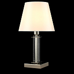 Настольная лампа с белым тканевым абажуром в форме конуса Laurent варинант исполнения - 3 | Loft Concept в Ижевске