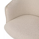 Кресло офисное полукруглое с буклированной обивкой Adjustable Chair варинант исполнения - 3 | Loft Concept в Ижевске