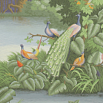 Обои ручная роспись Le Brésil Eden варинант исполнения - 1 | Loft Concept в Ижевске