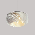 Подвесной светильник с белыми изящными декоративными лепестками Volumetric Petal Lamp варинант исполнения - 2 | Loft Concept в Ижевске