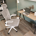 Кресло для компьютерного стола Easement Grey&White варинант исполнения - 9 | Loft Concept в Ижевске