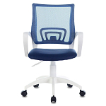 Офисное кресло с основанием из белого пластика Desk chairs Blue варинант исполнения - 4 | Loft Concept в Ижевске