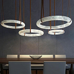 Люстра в форме обруча из натурального камня Minerals of Light варинант исполнения - 7 | Loft Concept в Ижевске